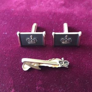 Hickok Cuff Links and Tie Clip Set